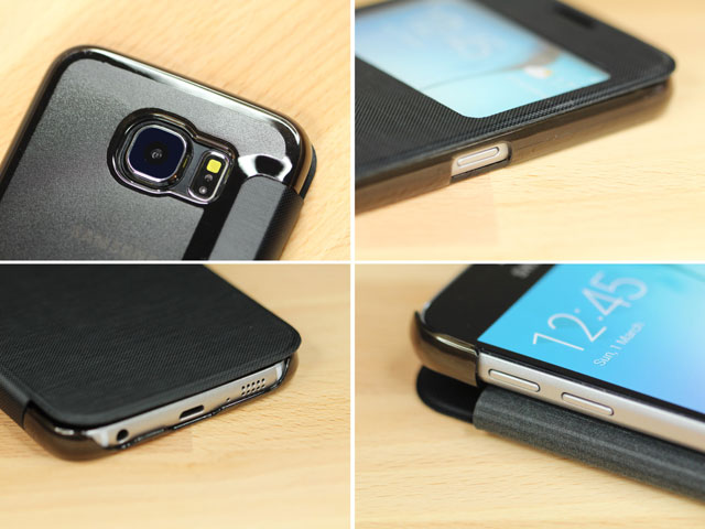Samsung Galaxy S6 Embossed Flip View Case