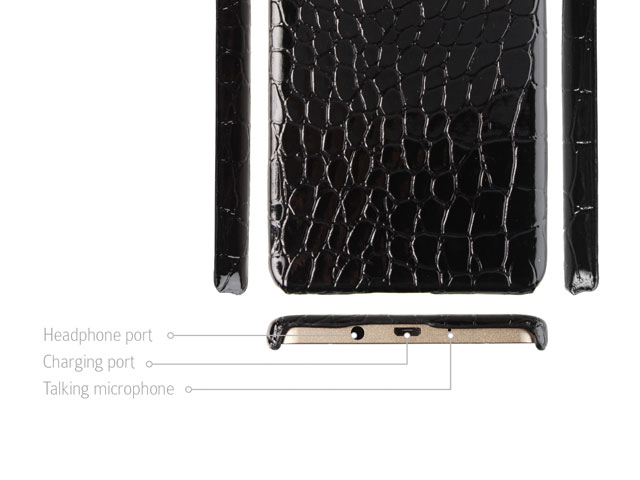 Samsung Galaxy A7 Crocodile Leather Back Case