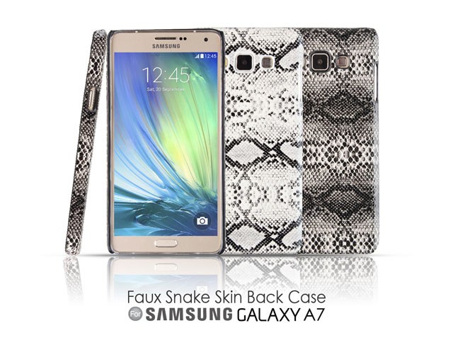 Samsung Galaxy A7 Faux Snake Skin Back Case