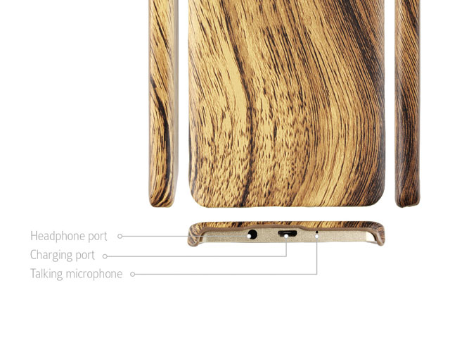 Samsung Galaxy A7 Woody Patterned Back Case