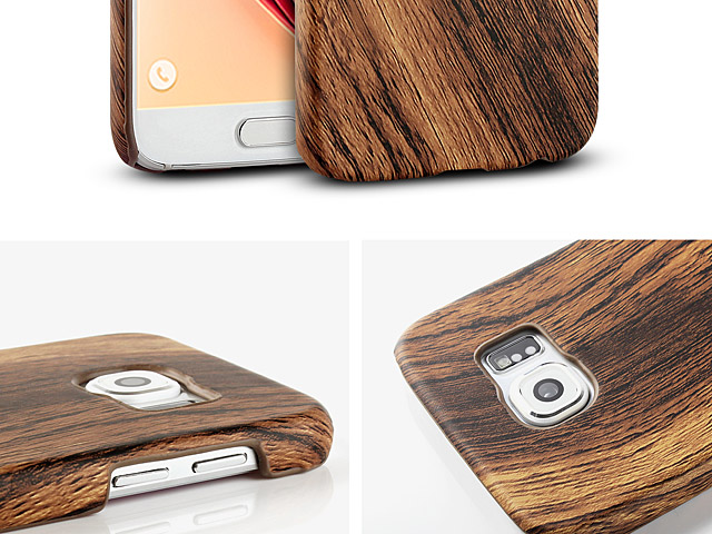 Samsung Galaxy S6 Woody Patterned Back Case
