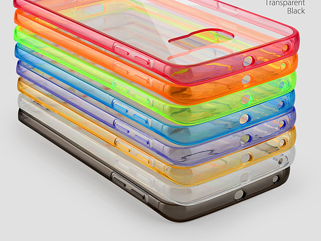 Samsung Galaxy S6 edge Soft Case with Fluorescent Bumper