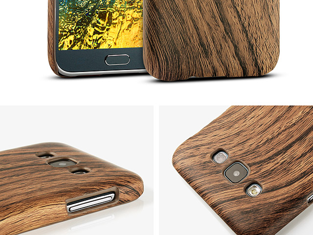 Samsung Galaxy E7 Woody Patterned Back Case