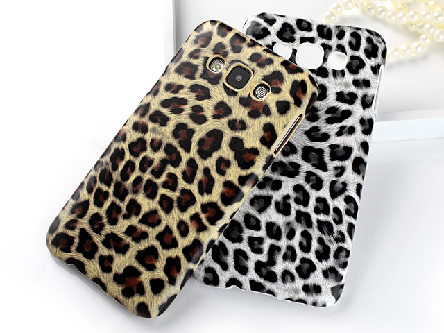 Samsung Galaxy E7 Leopard Stripe Back Case