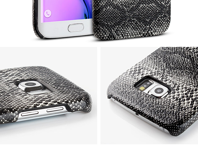 Samsung Galaxy S6 edge Faux Snake Skin Back Case