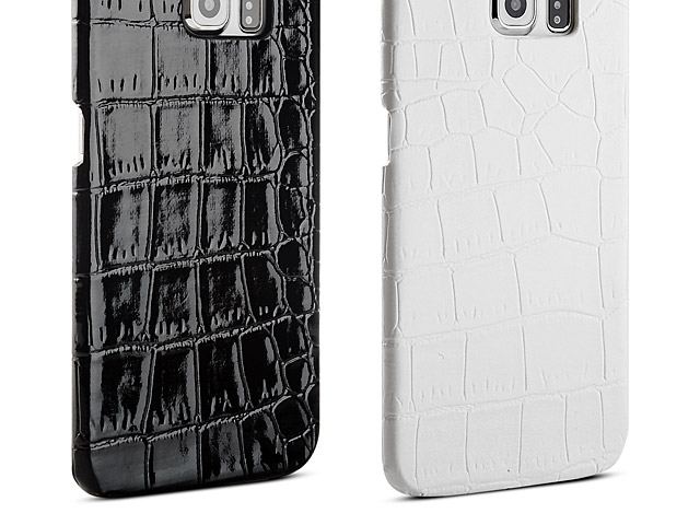 Samsung Galaxy S6 edge Crocodile Leather Back Case