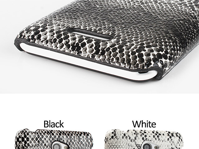 Sony Xperia E4 Faux Snake Skin Back Case
