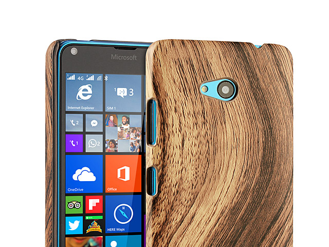 Microsoft Lumia 640 LTE Woody Patterned Back Case