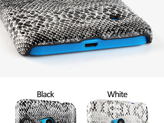 Microsoft Lumia 640 LTE Faux Snake Skin Back Case