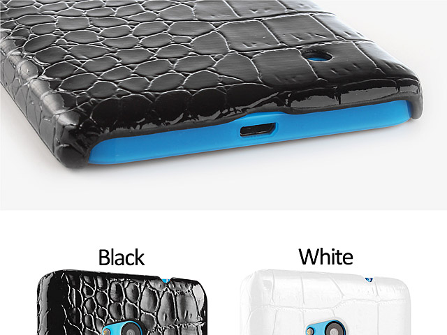 Microsoft Lumia 640 LTE Crocodile Leather Back Case