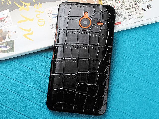 Microsoft Lumia 640 XL Crocodile Leather Back Case