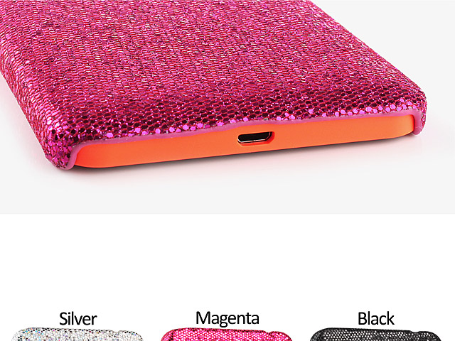 Microsoft Lumia 640 XL Glitter Plastic Hard Case