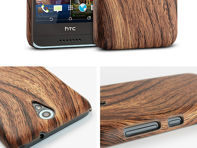 HTC Desire 620 dual sim Woody Patterned Back Case