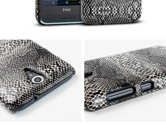 HTC Desire 620 dual sim Faux Snake Skin Back Case