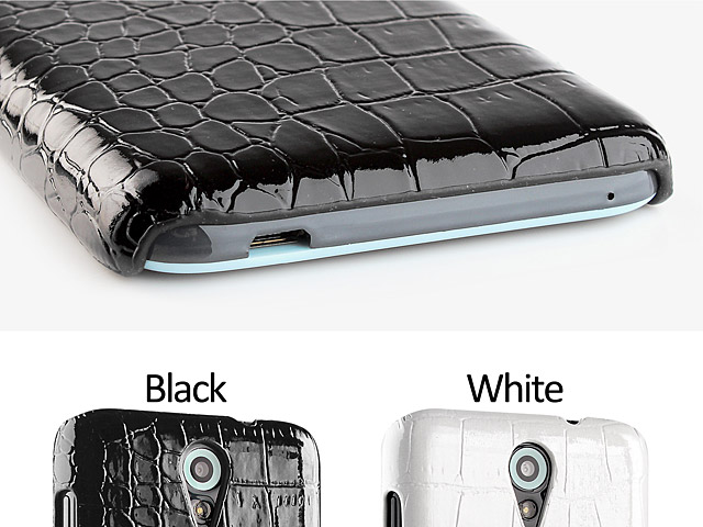 HTC Desire 620 dual sim Crocodile Leather Back Case