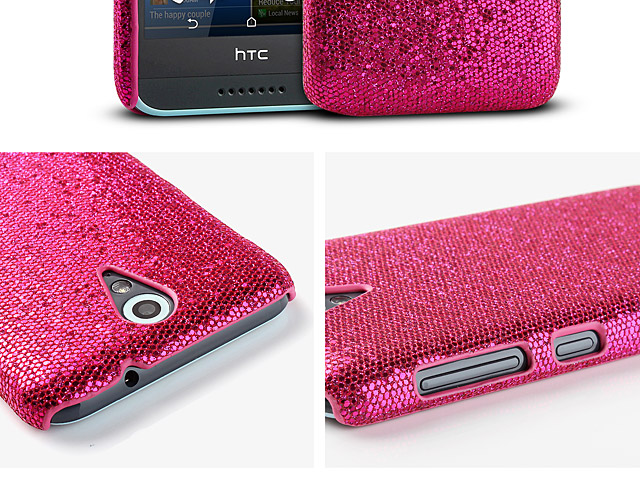 HTC Desire 620 dual sim Glitter Plastic Hard Case