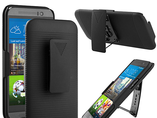 HTC One M9 Protective Case with Holster
