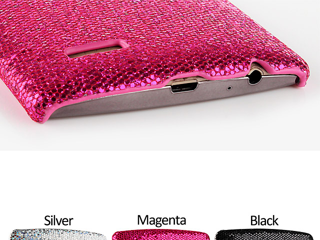 LG G4 Glitter Plastic Hard Case