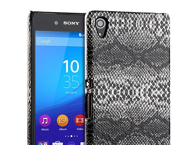 Sony Xperia Z3+ / Z4 Faux Snake Skin Back Case