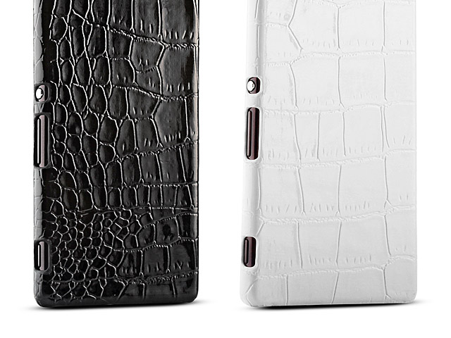 Sony Xperia Z3+ / Z4 Crocodile Leather Back Case