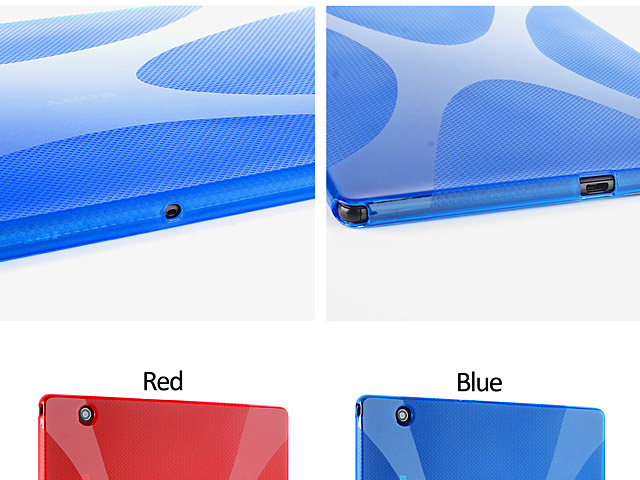 Sony Xperia Z4 Tablet X-Shaped Plastic Back Case