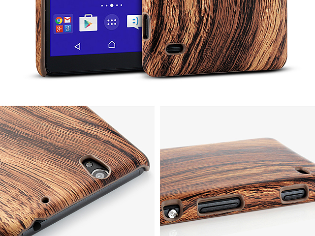 Sony Xperia C4 Woody Patterned Back Case