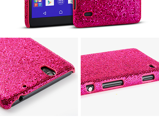 Sony Xperia C4 Glitter Plastic Hard Case