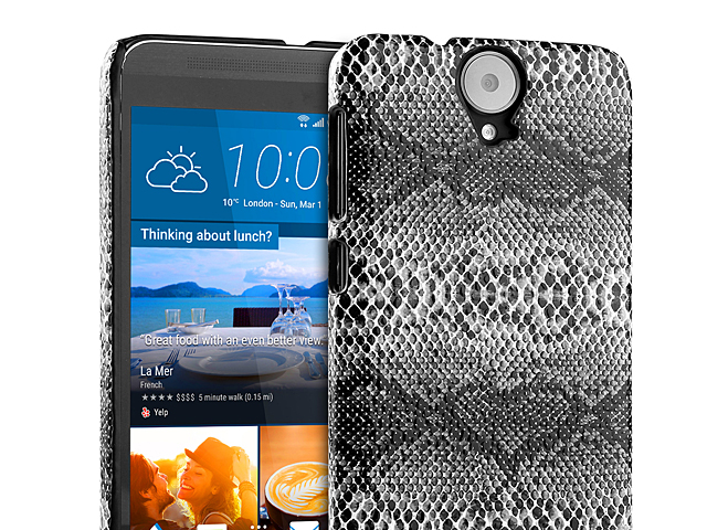 HTC One E9+ Faux Snake Skin Back Case
