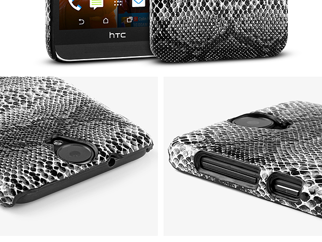 HTC One E9+ Faux Snake Skin Back Case
