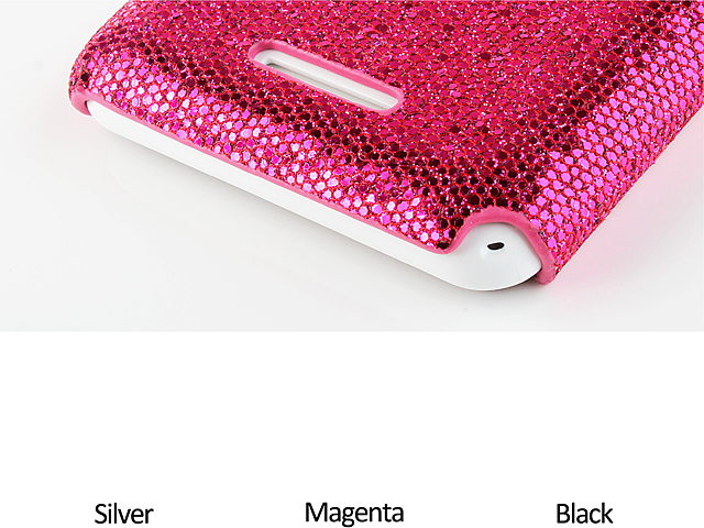 Sony Xperia E4g Glitter Plastic Hard Case