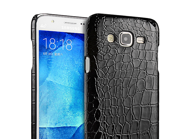 Samsung Galaxy J5 Crocodile Leather Back Case
