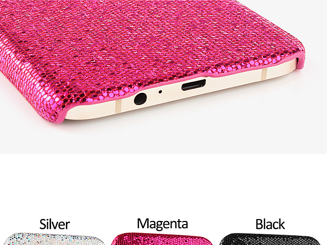 Samsung Galaxy A8 Glitter Plastic Hard Case