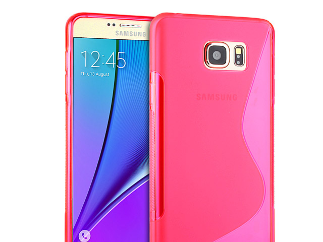 Samsung Galaxy Note5 Wave Plastic Back Case