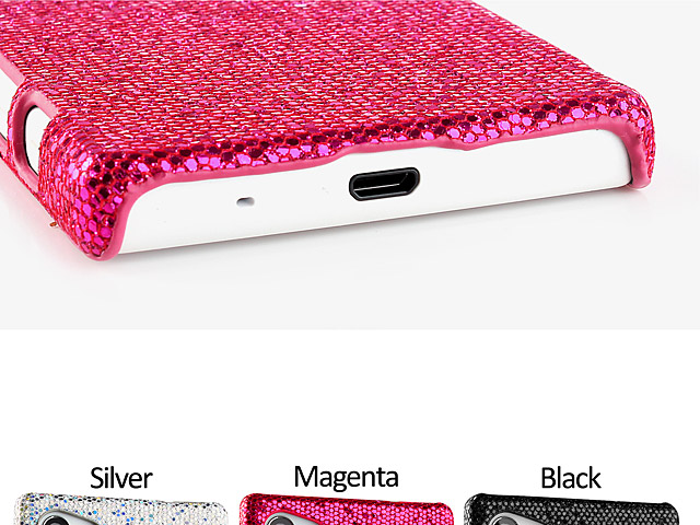 Sony Xperia Z5 Compact Glitter Plastic Hard Case