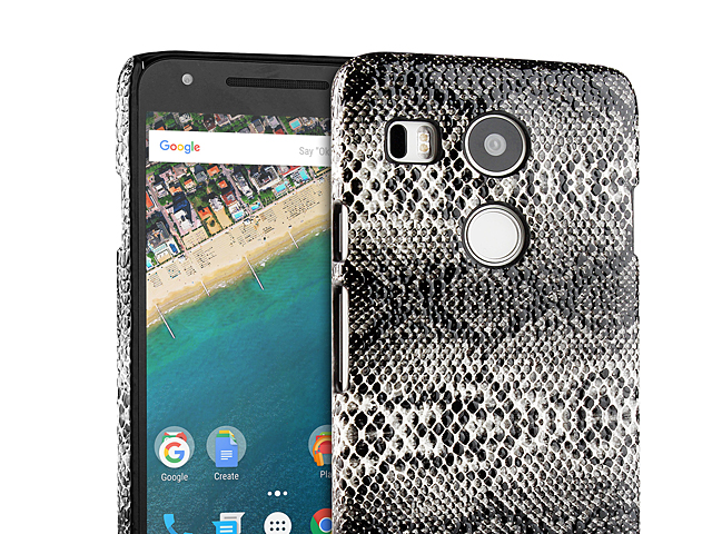 Google Nexus 5X Faux Snake Skin Back Case