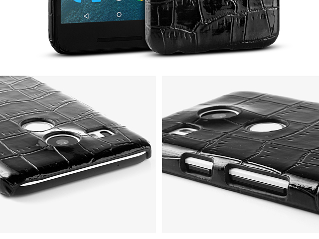 Google Nexus 5X Crocodile Leather Back Case