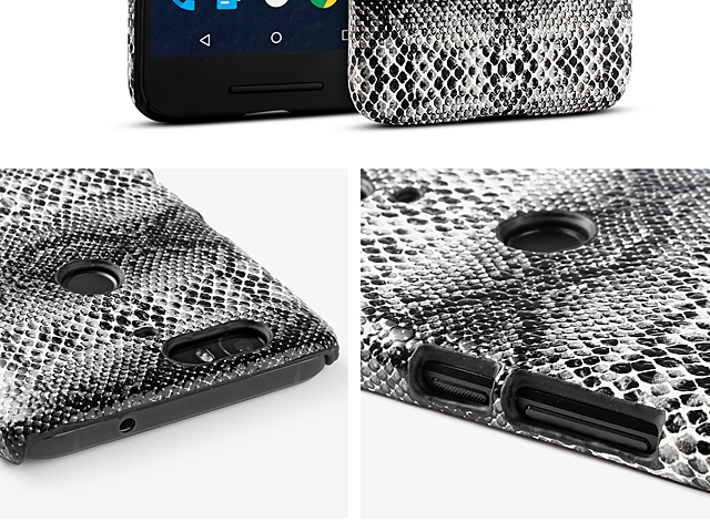 Google Nexus 6P Faux Snake Skin Back Case