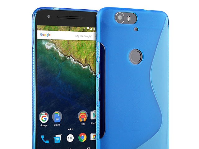 Google Nexus 6P Wave Plastic Back Case