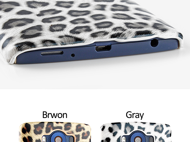 LG V10 Leopard Stripe Back Case