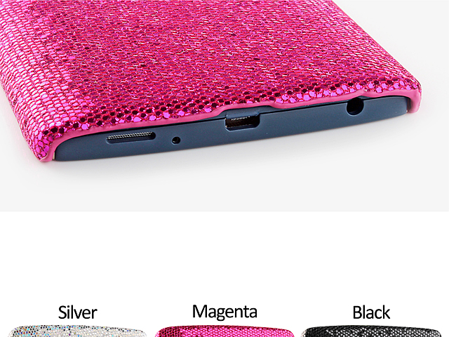 LG V10 Glitter Plastic Hard Case