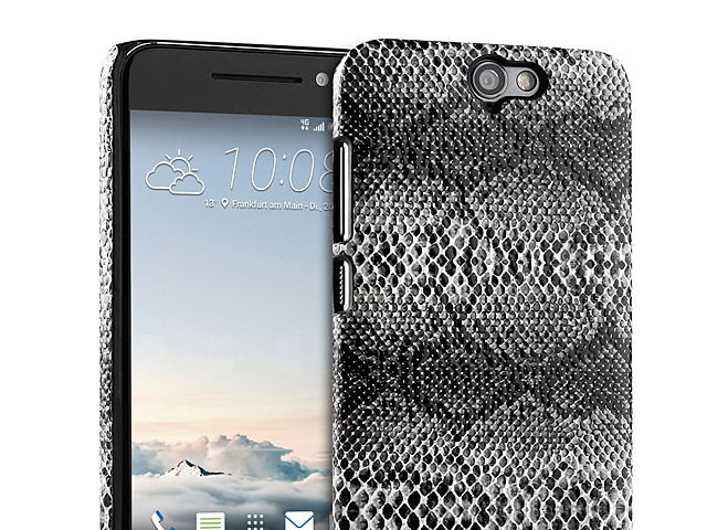 HTC One A9 Faux Snake Skin Back Case
