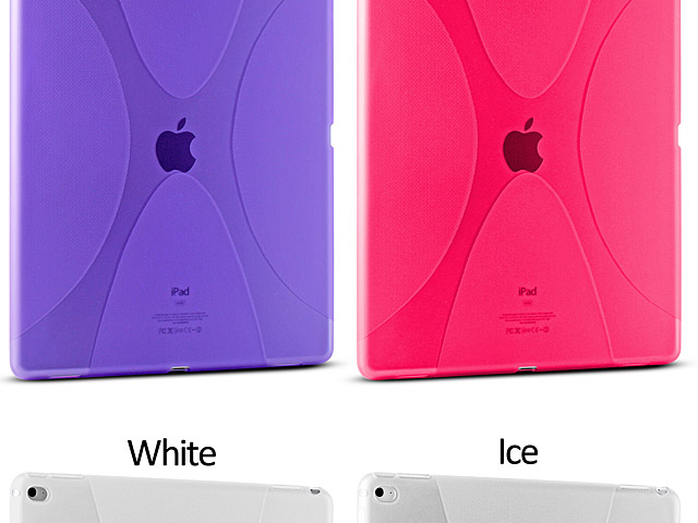 iPad Pro 12.9" X-Shaped Plastic Back Case