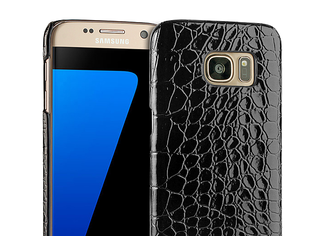 Samsung Galaxy S7 Crocodile Leather Back Case