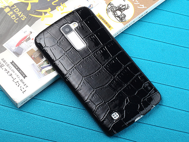 LG K10 Crocodile Leather Back Case