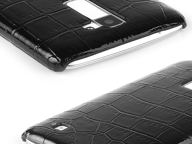 LG K10 Crocodile Leather Back Case
