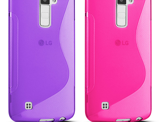 LG K10 Wave Plastic Back Case