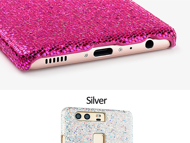 Huawei P9 Glitter Plastic Hard Case