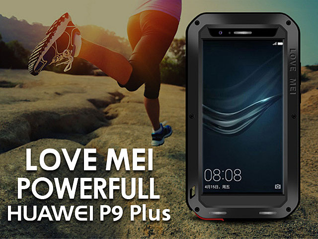 Kruipen Bel terug sleuf LOVE MEI Huawei P9 Plus Powerful Bumper Case