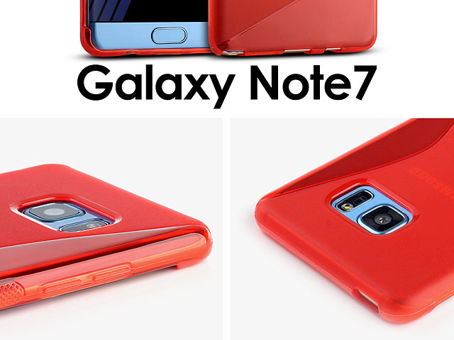 Samsung Galaxy Note7 Wave Plastic Back Case