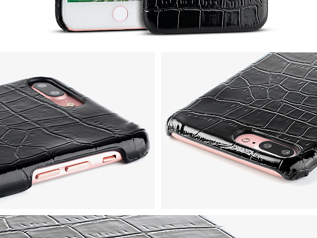 iPhone 7 Plus Crocodile Leather Back Case
